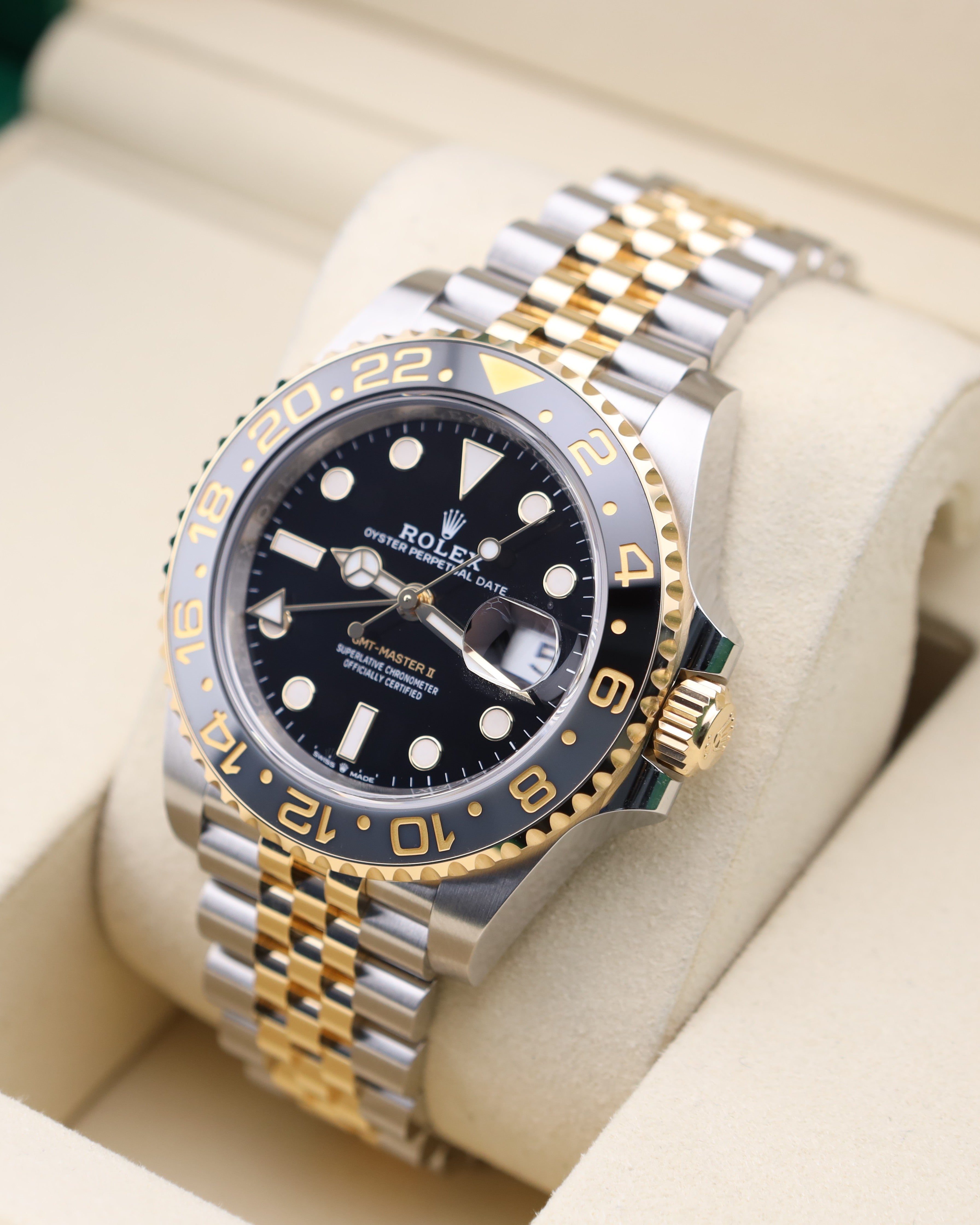 Rolex GMT-Master II Zombie/Bumblebee Two Tone Jubilee 126713GRNR