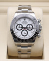 Rolex Daytona Panda White Dial 126500LN Factory Stickers 2025