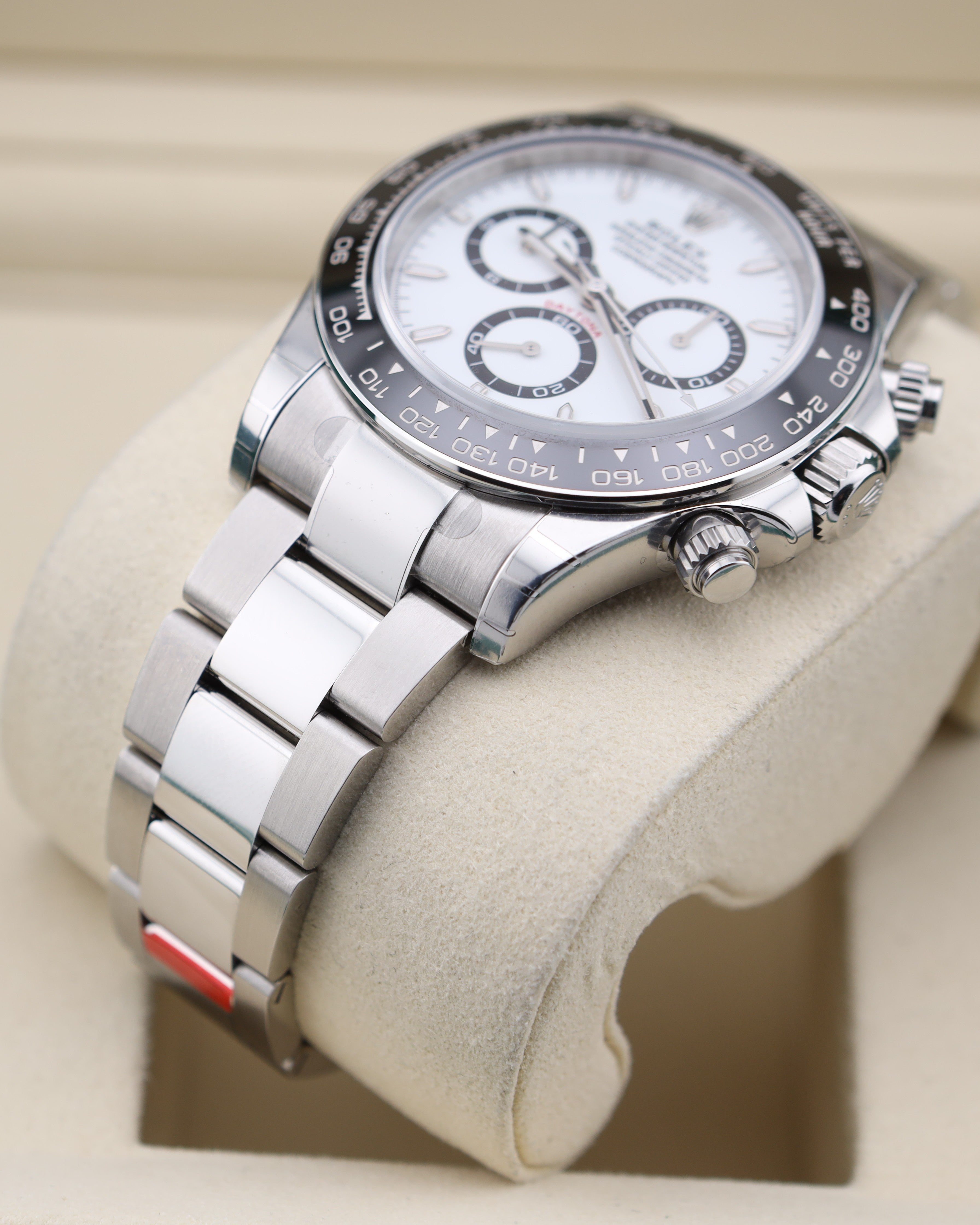 Rolex Daytona Panda White Dial 126500LN Factory Stickers 2025