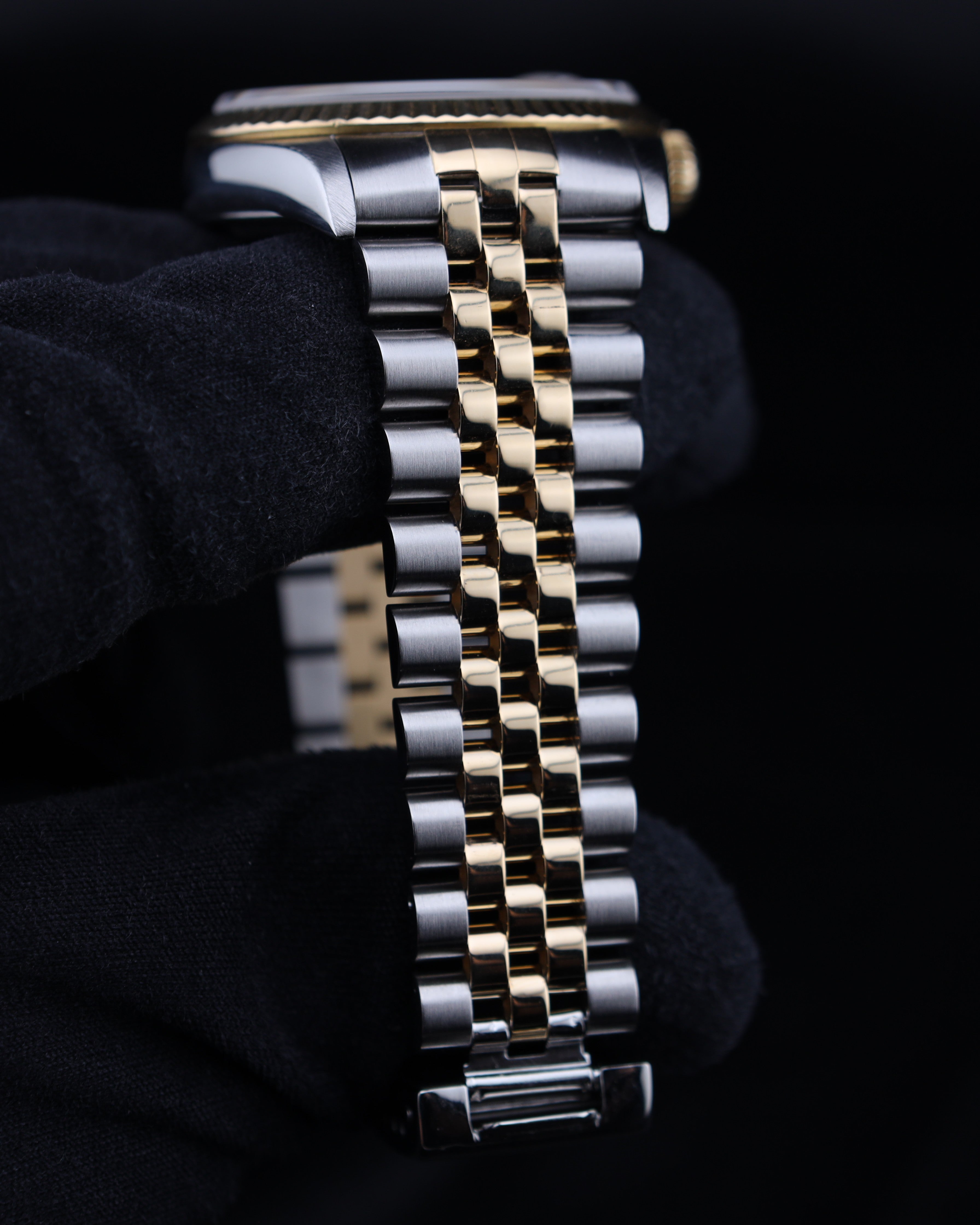 Rolex Datejust 36 Champagne Diamond Dial on Jubilee 16233