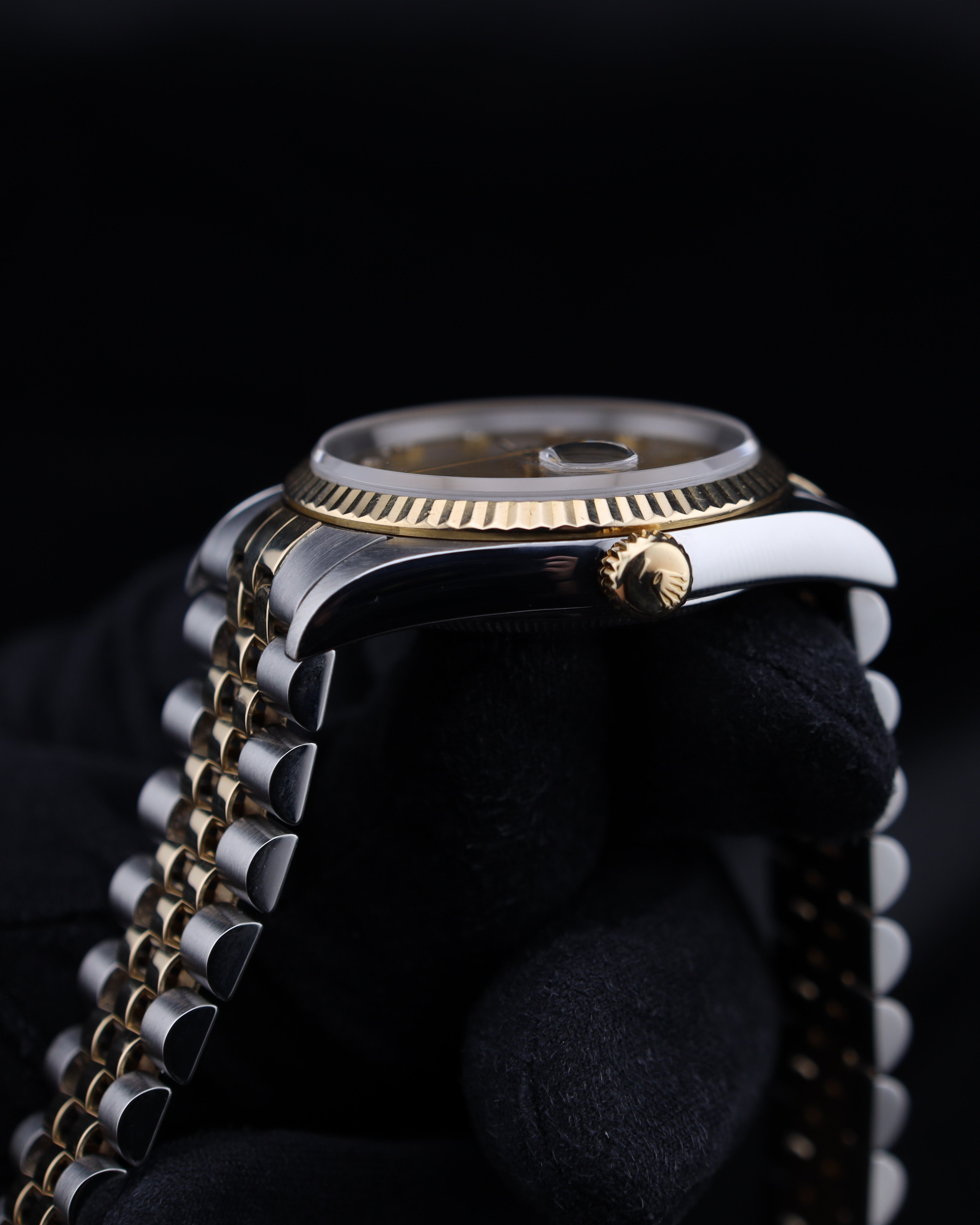 Rolex Datejust 36 Champagne Diamond Dial on Jubilee 16233