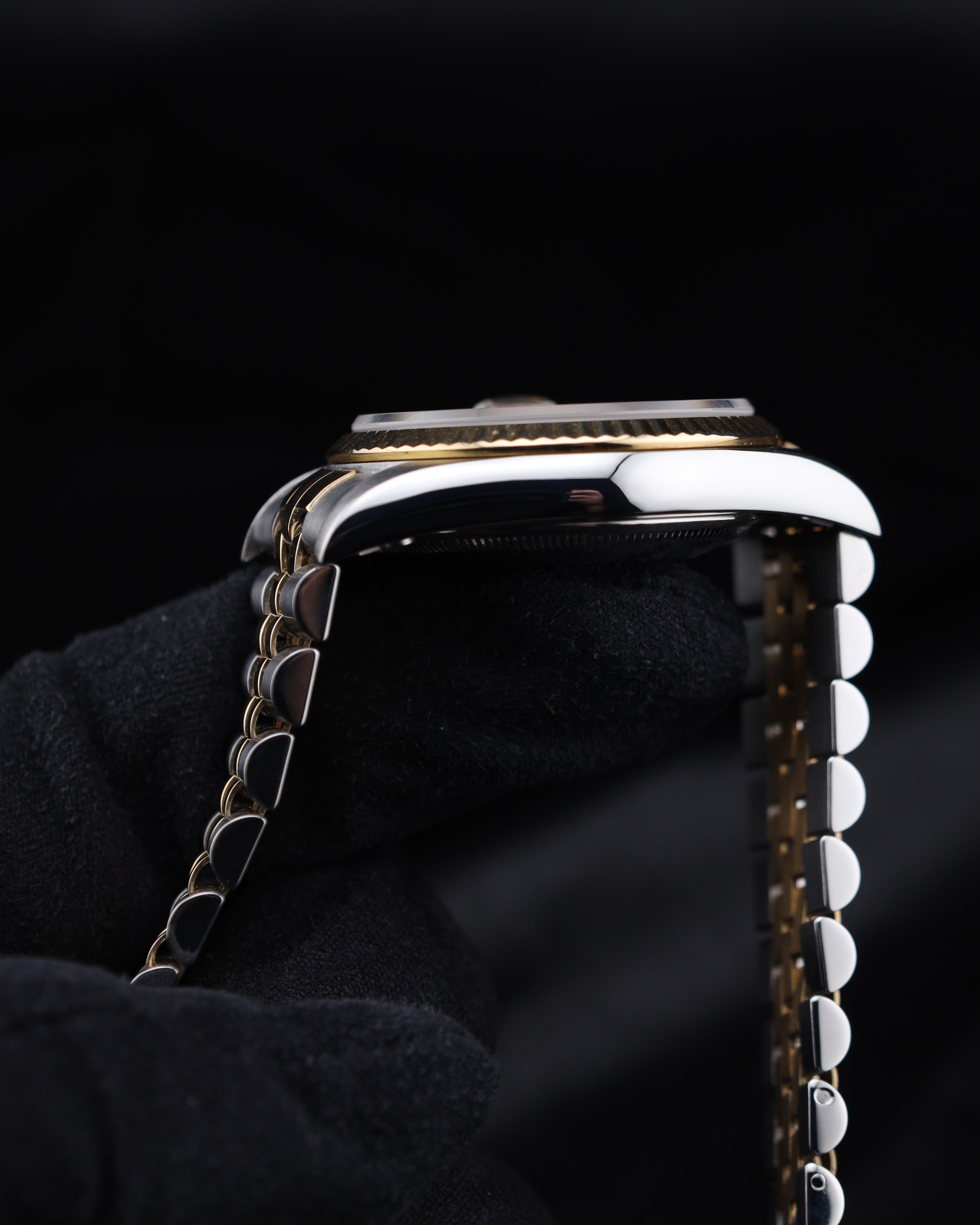 Rolex Datejust 36 Champagne Diamond Dial on Jubilee 16233