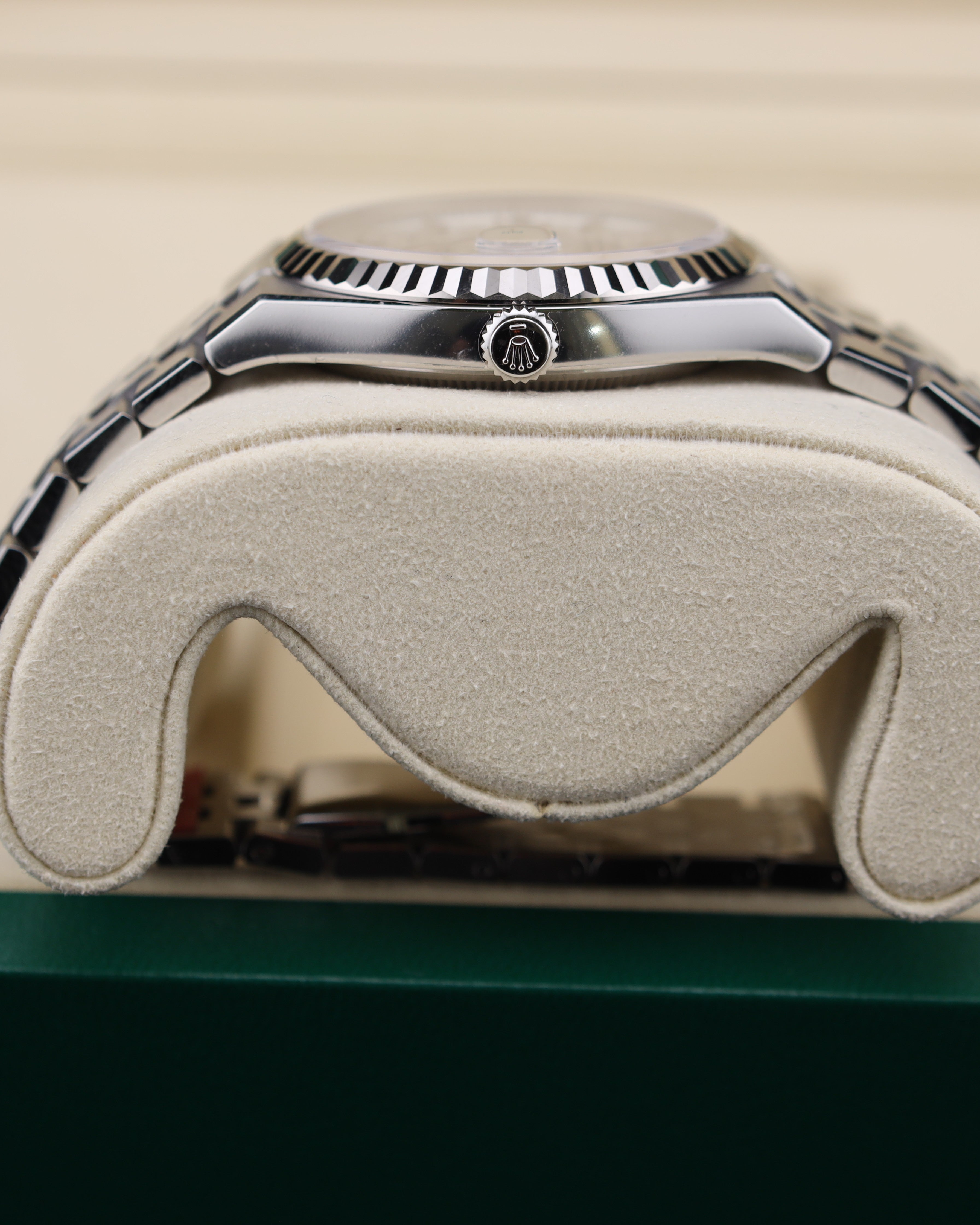 Rolex Land-Dweller 36 White Dial Steel 127234 December 2025 Factory Stickers