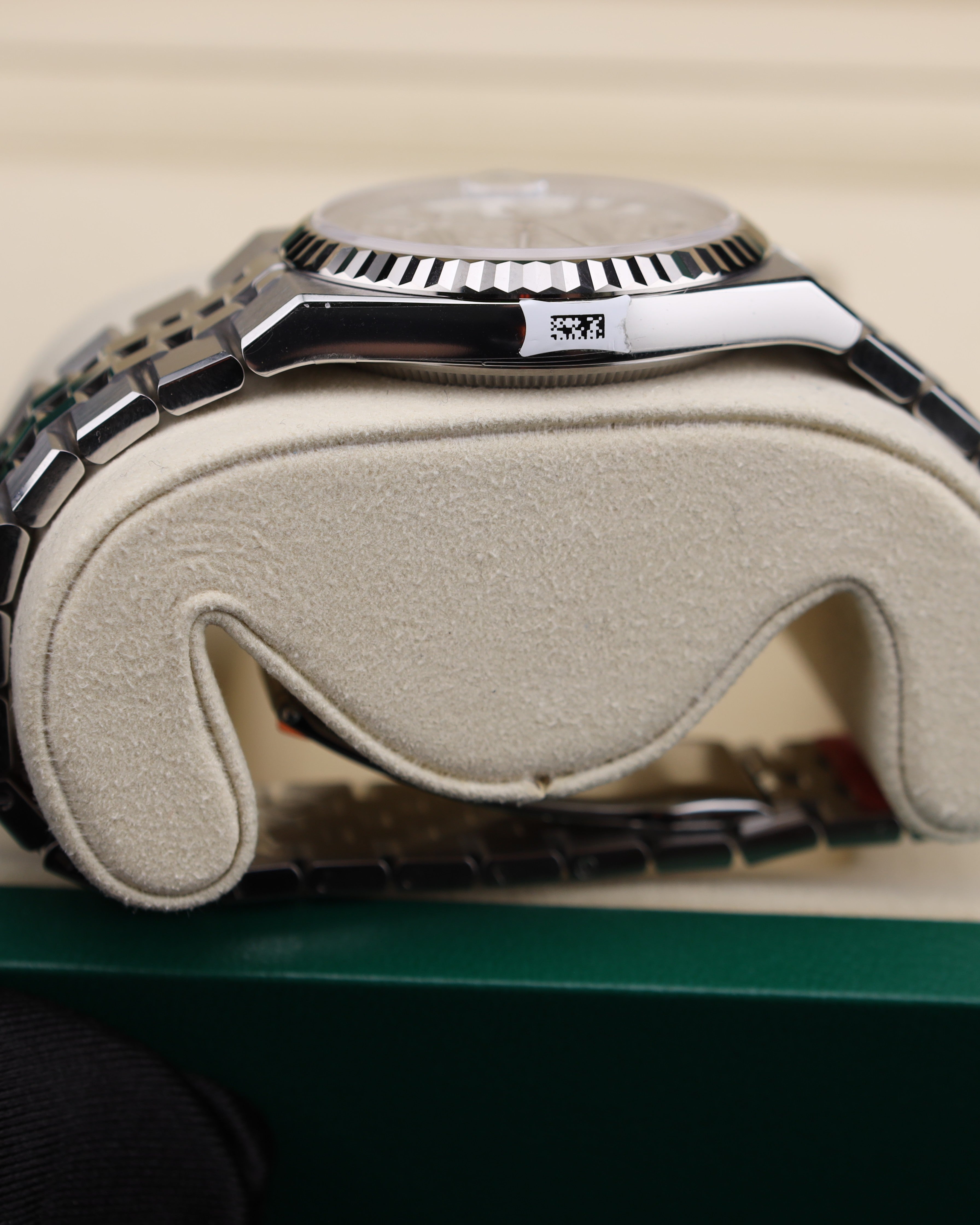 Rolex Land-Dweller 36 White Dial Steel 127234 December 2025 Factory Stickers