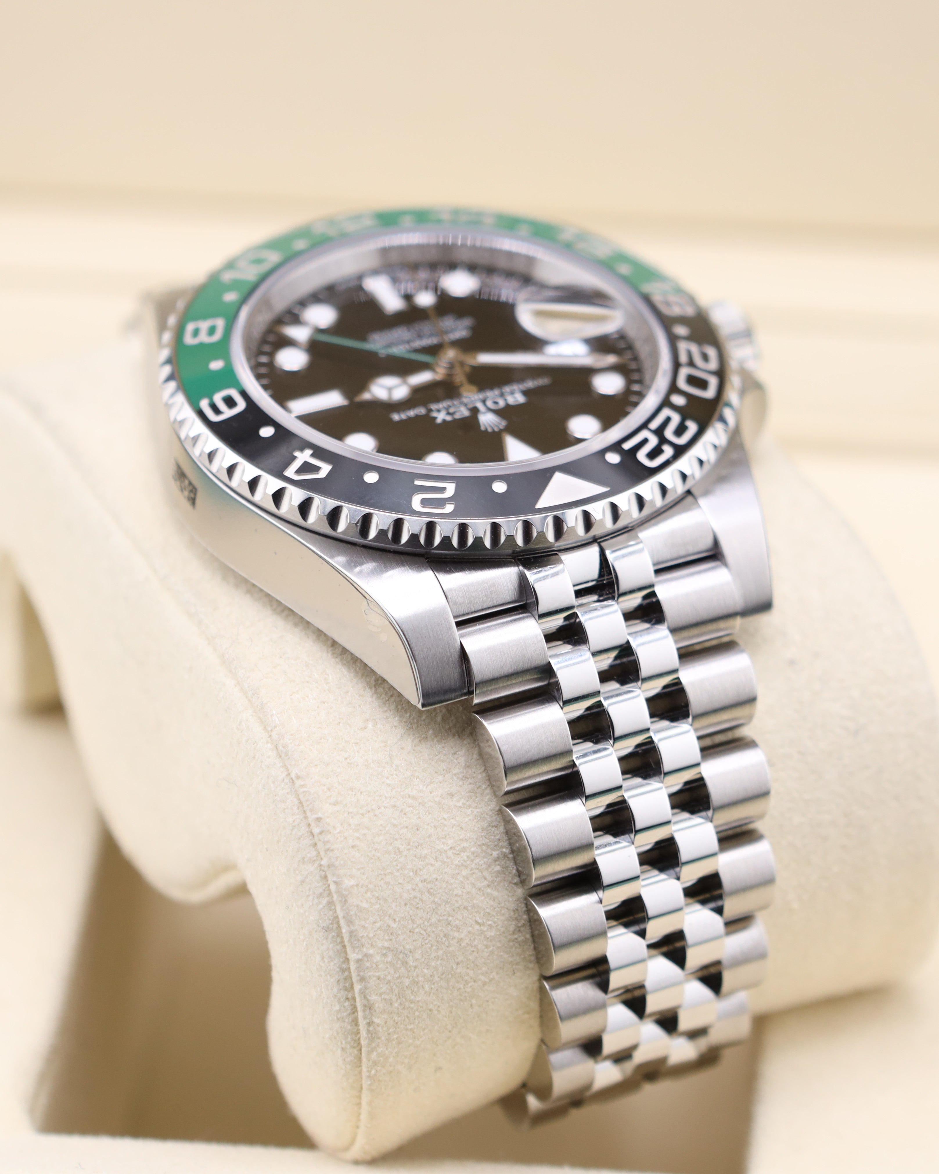 Rolex GMT-Master II Sprite Jubilee 126720VTNR Lefty Green Factory