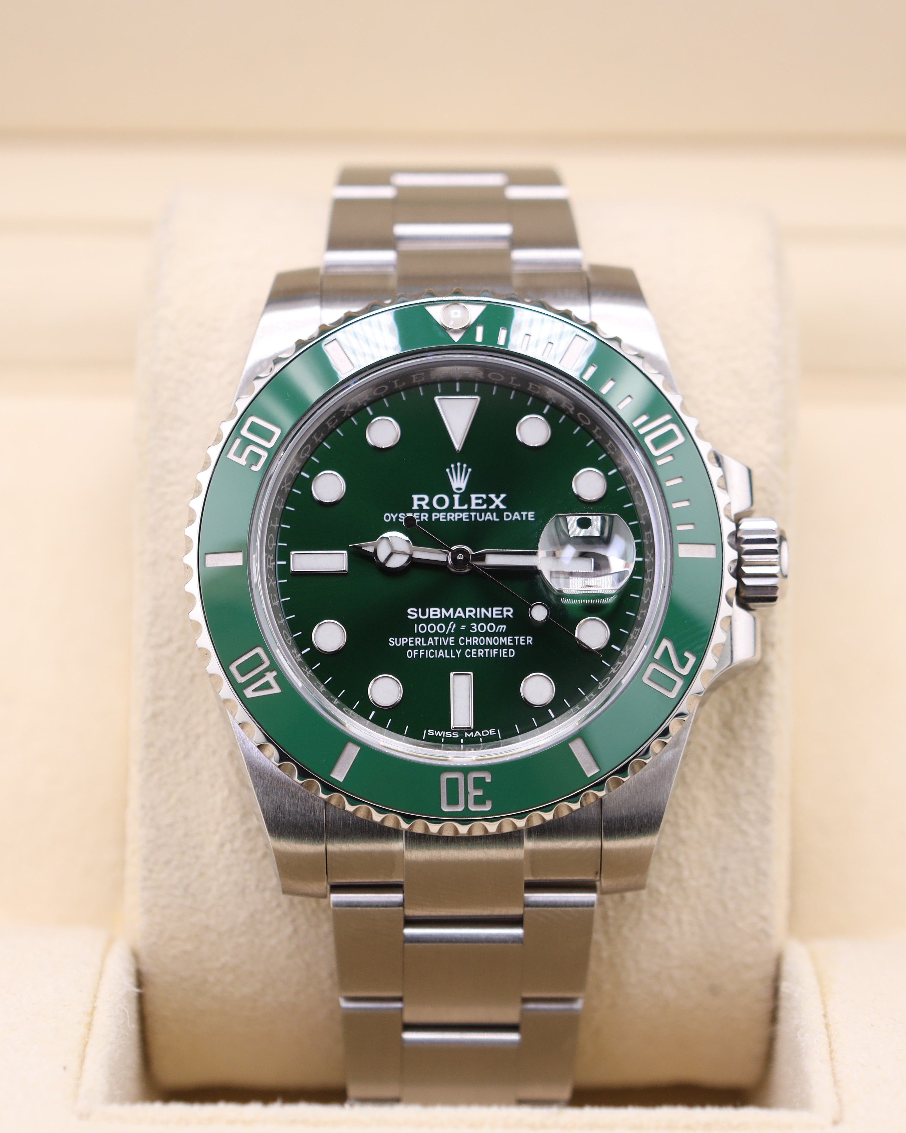 Rolex Submariner Date Green Dial 116610LV - 2020