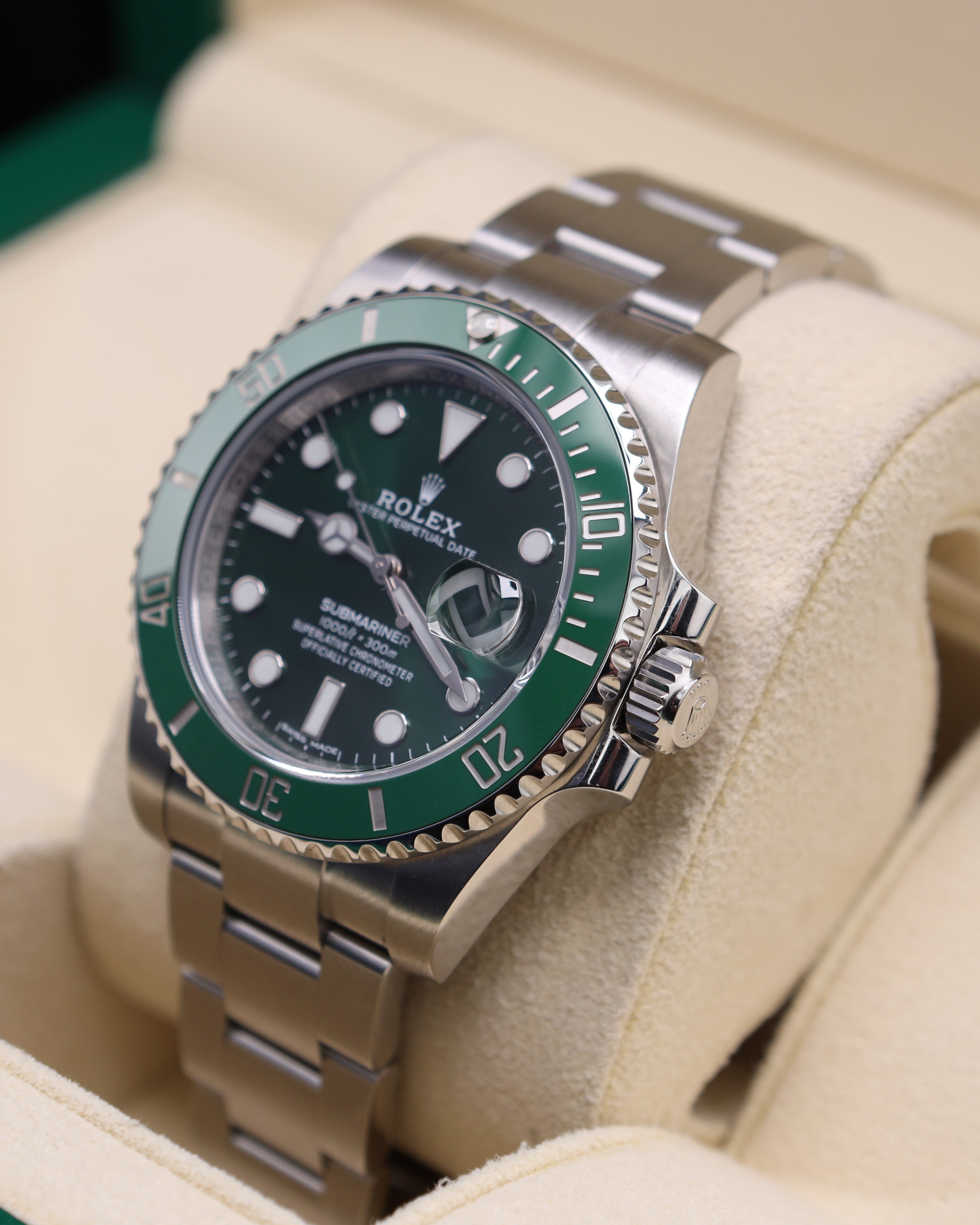 Rolex Submariner Date Hulk Green Dial 116610LV - 2020