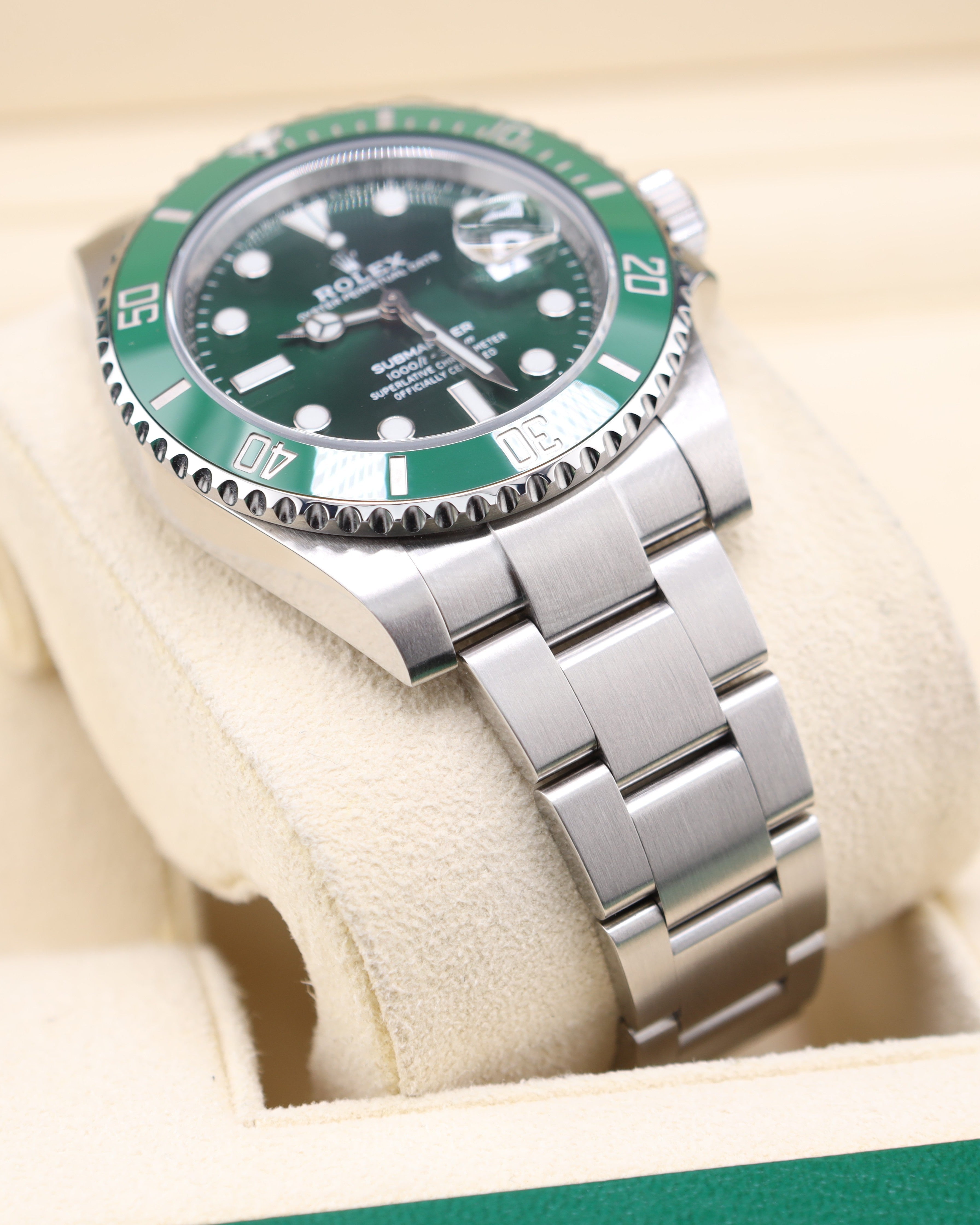 Rolex Submariner Date Hulk Green Dial 116610LV - 2020