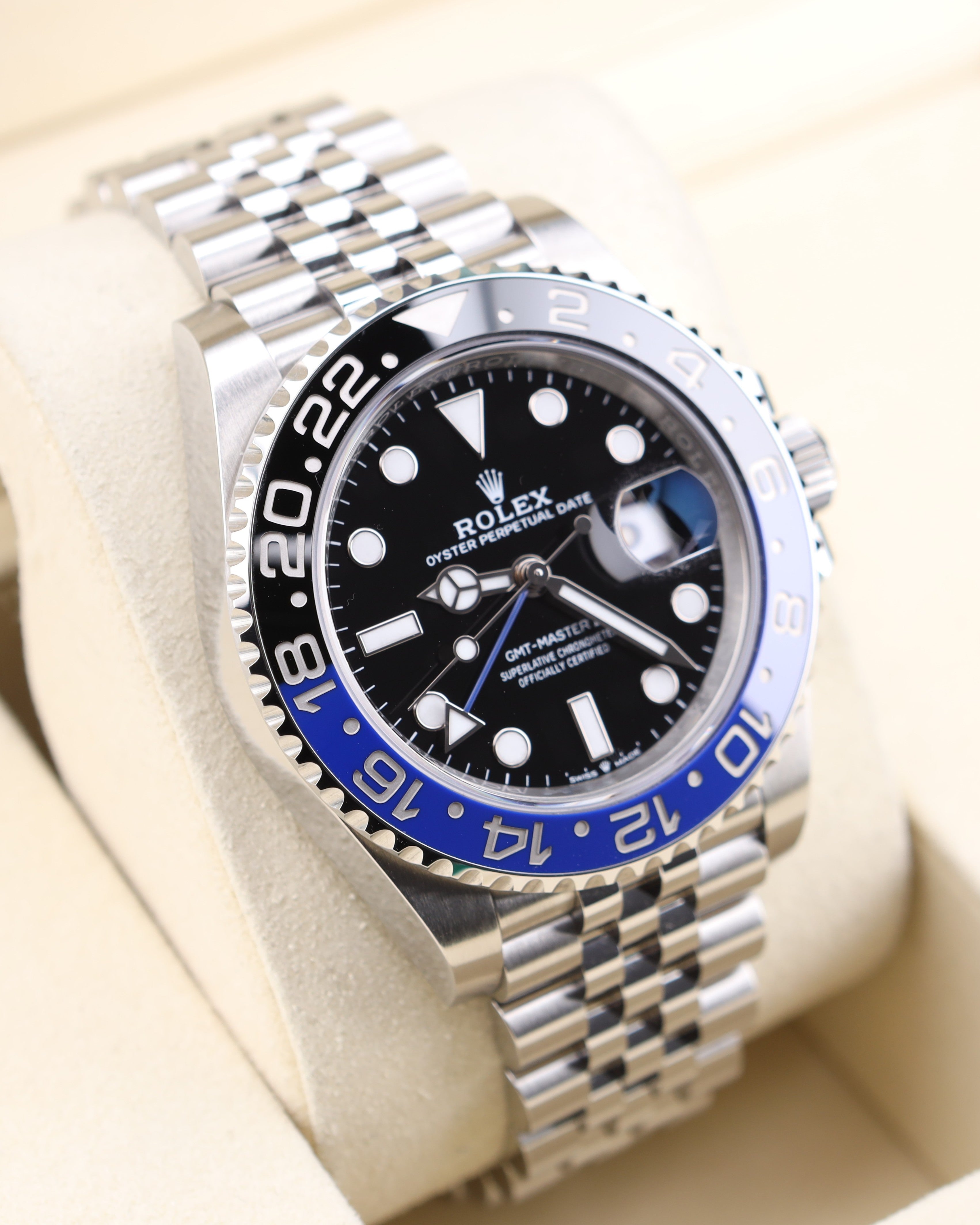 Rolex GMT-Master II Batgirl/Batman Jubilee 126710BLNR