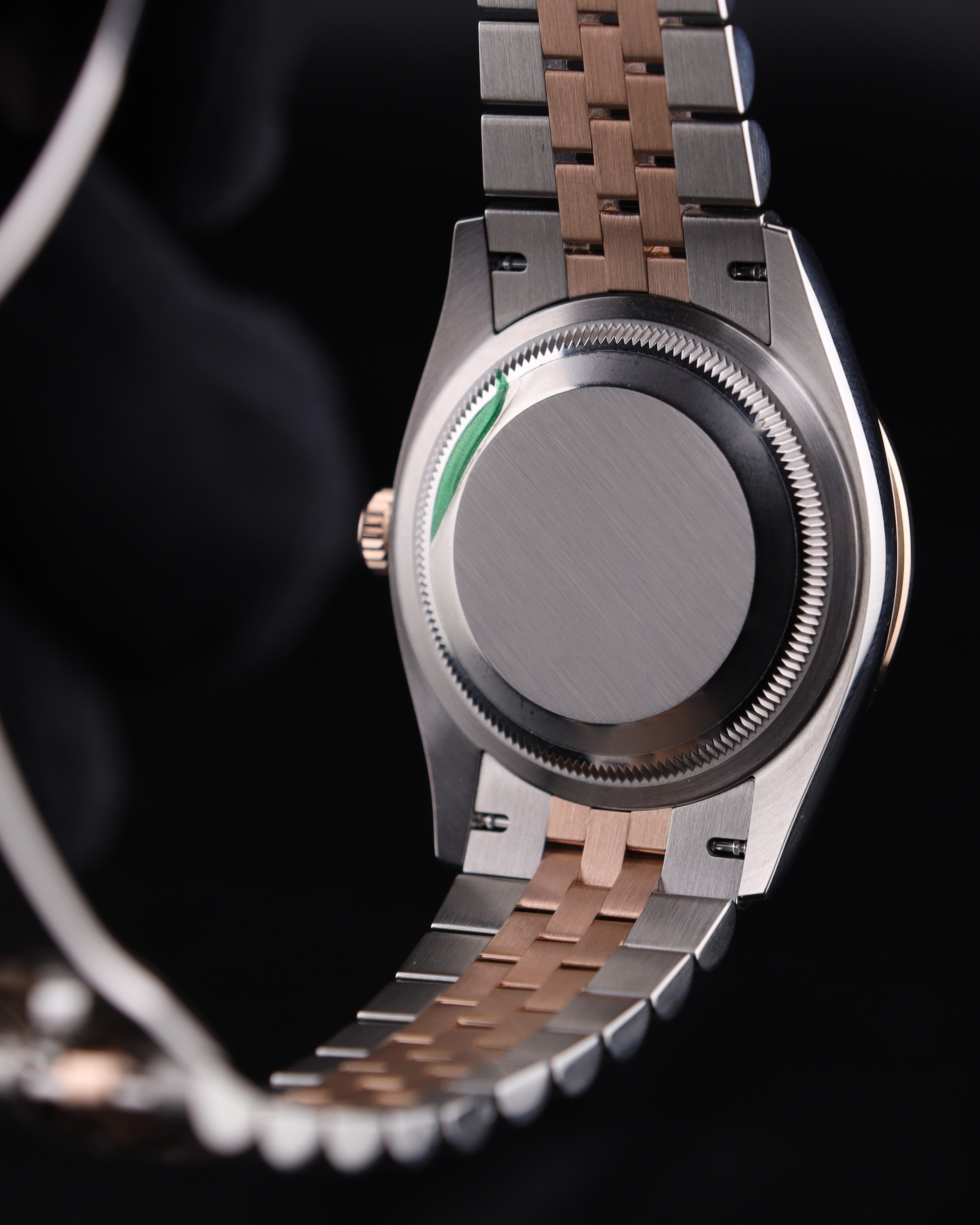 Rolex Datejust 36mm MOP Diamond Dial Two Tone Rose Gold on Jubilee 126281RBR Mother of Pearl