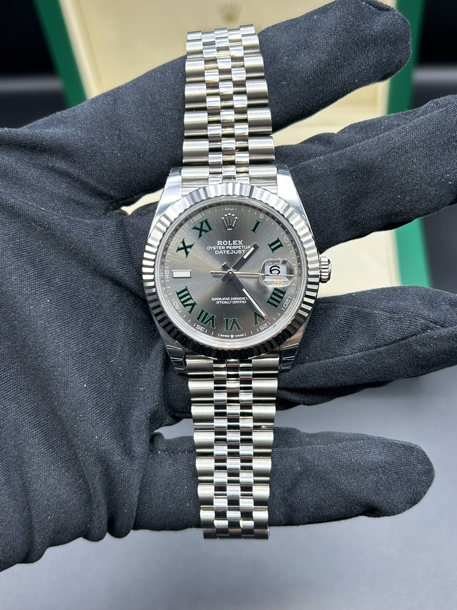 Rolex Datejust 41 Wimbledon 126334 Jubilee