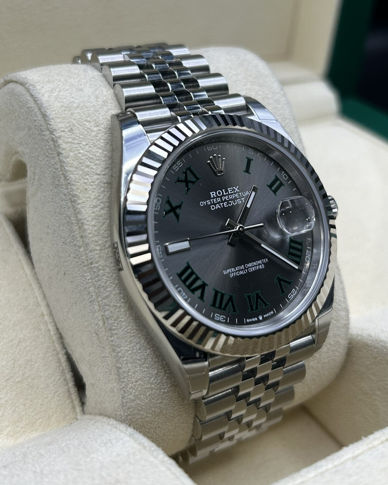 Rolex Datejust 41 Wimbledon 126334 Jubilee