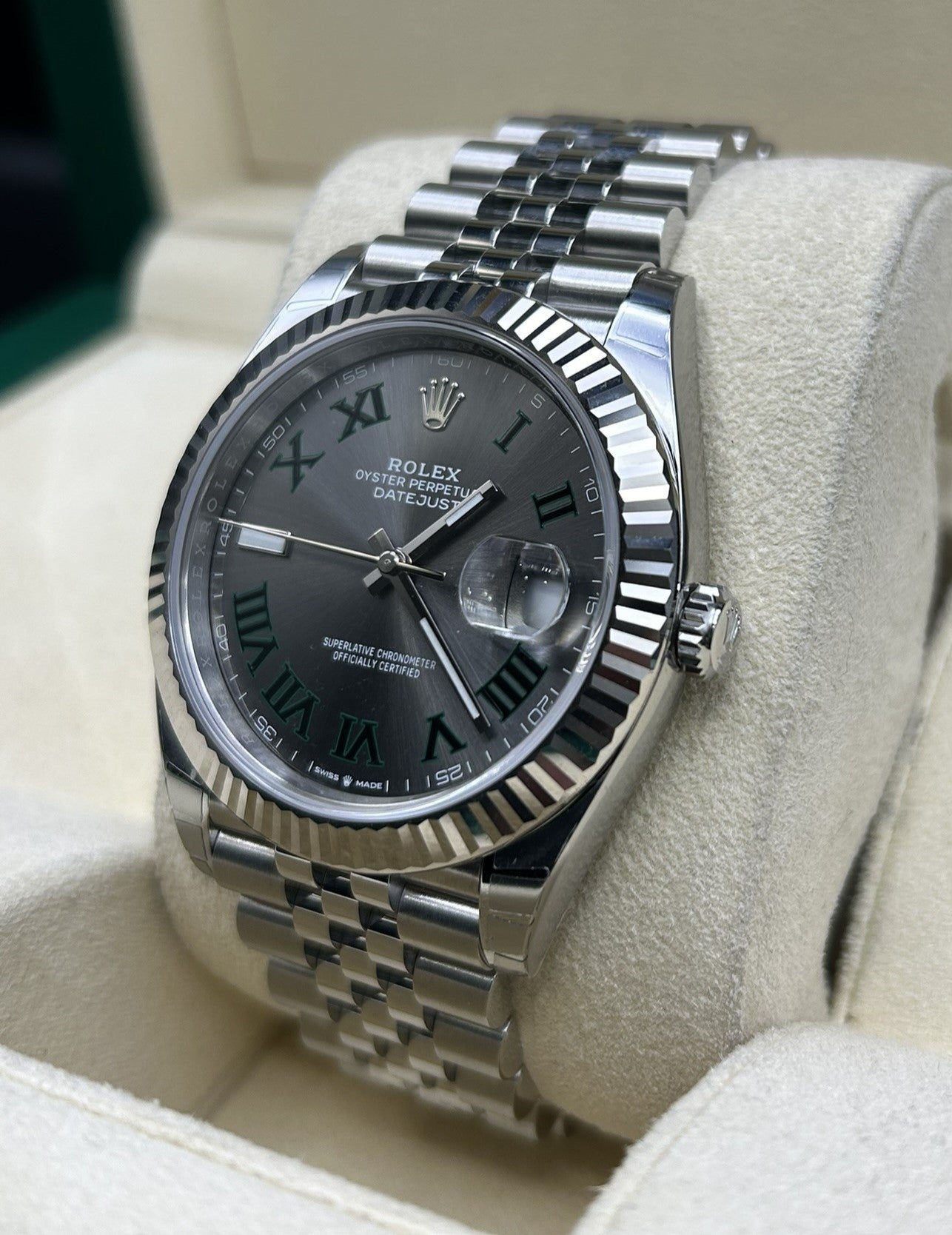 Rolex Datejust 41 Wimbledon 126334 Jubilee