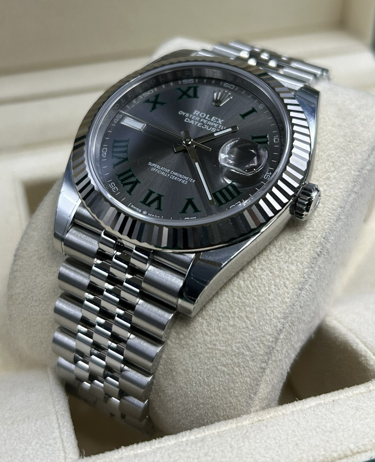 Rolex Datejust 41 Wimbledon 126334 Jubilee