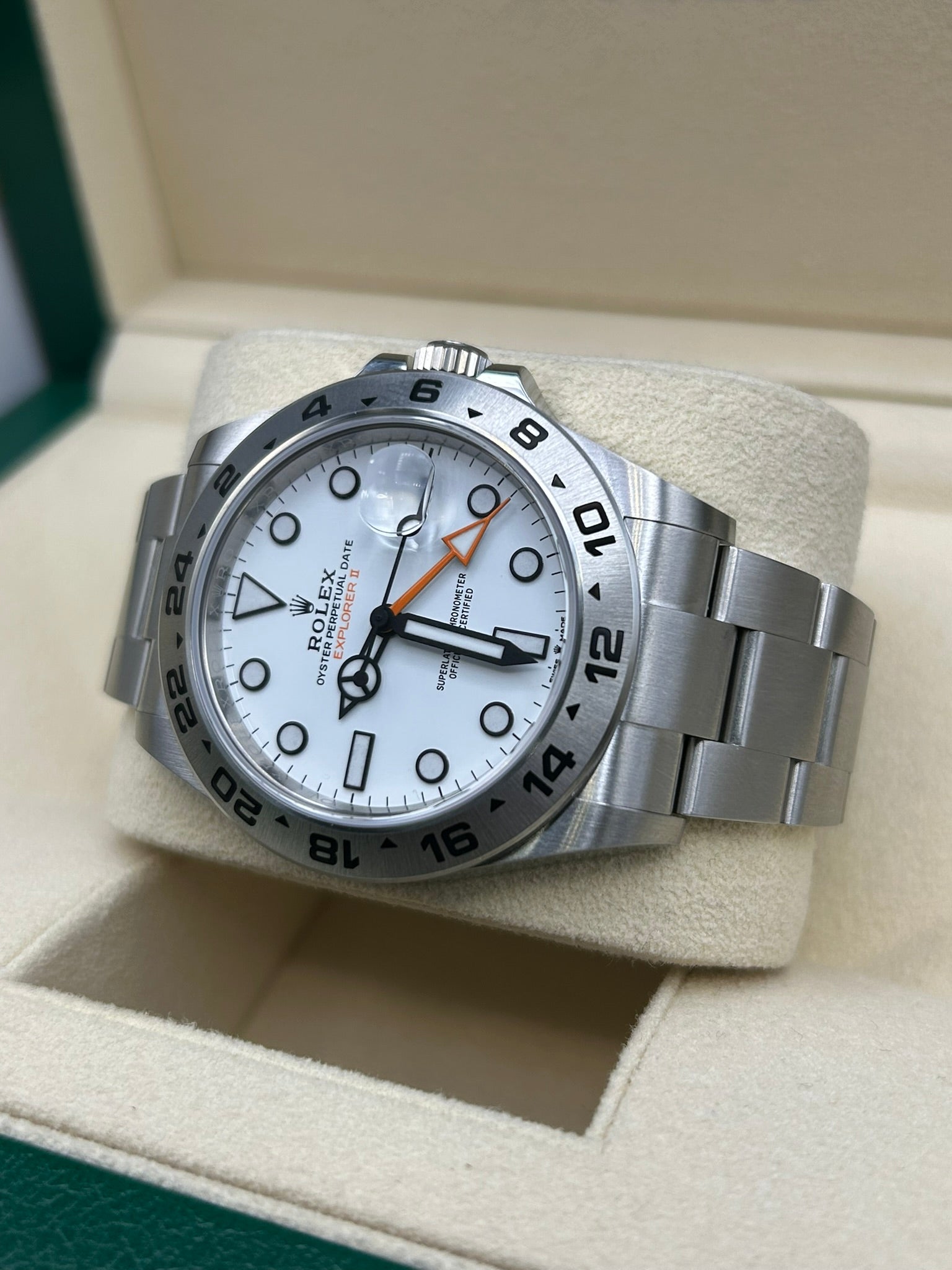 Rolex Explorer II White Dial Polar 226570