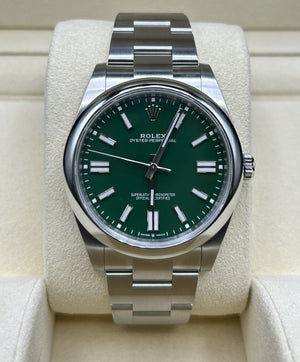 Rolex Oyster Perpetual 41 Green Dial 124300 