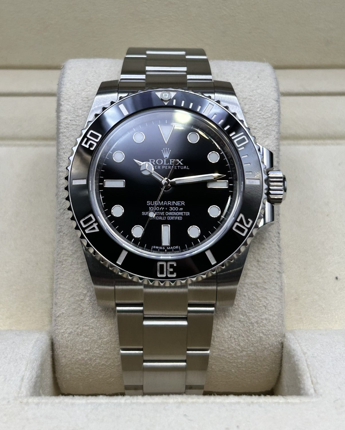 Rolex Submariner (No Date) Black Dial 114060