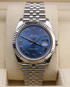 Rolex Datejust 41 Blue Roman Dial on Jubilee 126334
