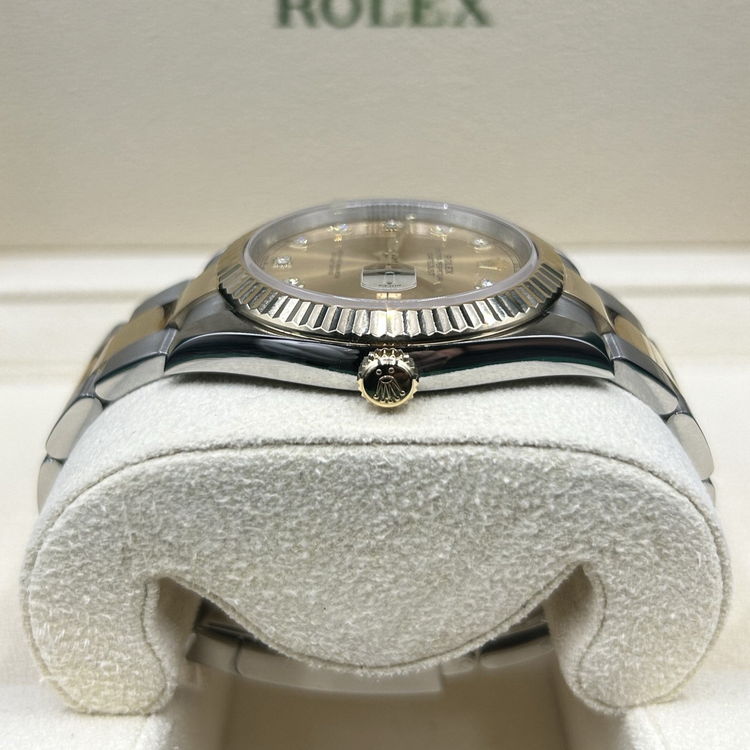 Rolex Datejust 41 Diamond Champagne Dial 126333