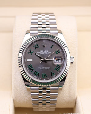 Rolex Datejust 41 Wimbledon Dial Steel Jubilee 126334