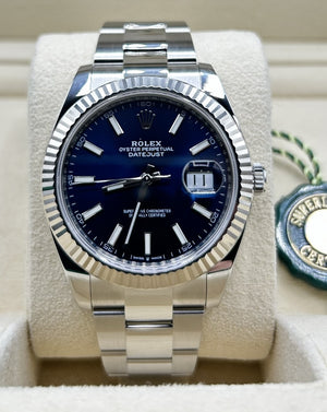 Rolex Datejust Blue Dial 126334 Oyster