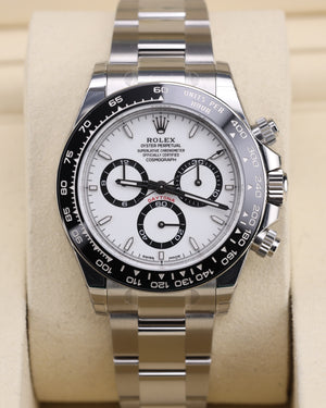 Rolex Daytona Panda White Dial Oyster 126500LN Factory Stickers August 2026