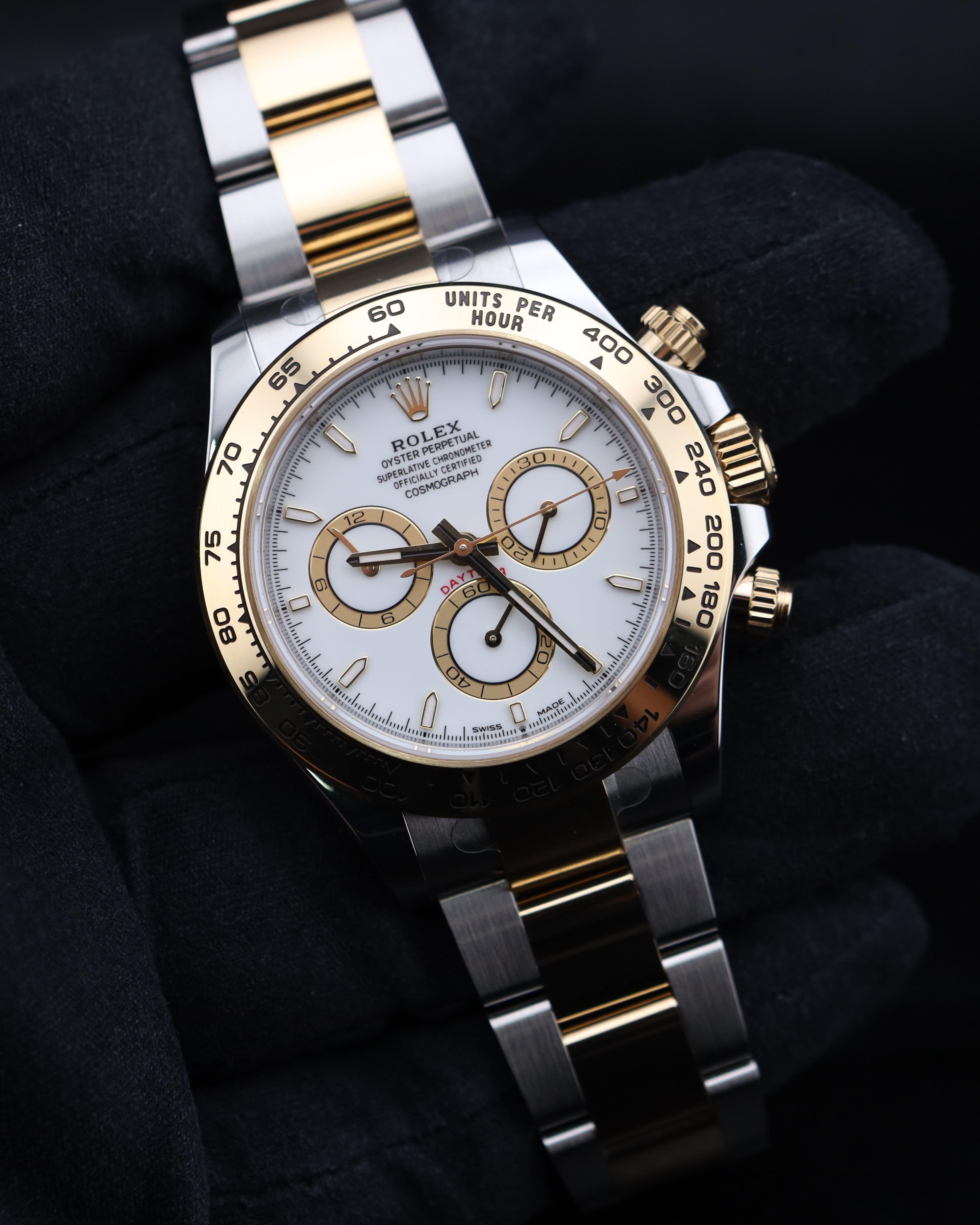 Rolex Daytona White Dial Two Tone on Oyster 126503 
