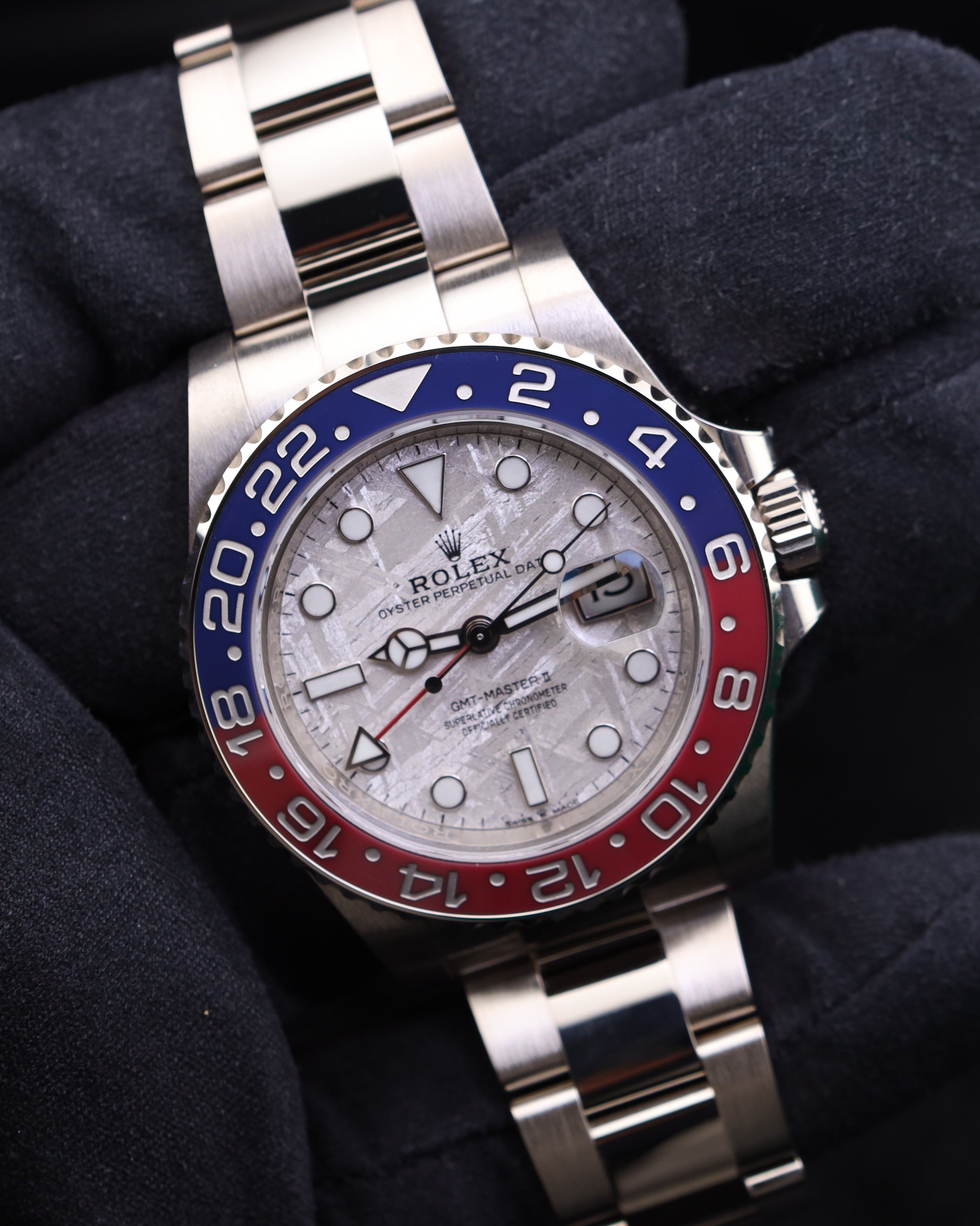 Rolex GMT-Master II Pepsi Meteorite White Gold 126719BLRO