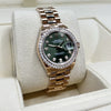 Rolex Lady-Datejust Presidential Olive Diamond 279135RBR