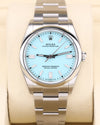 Rolex Oyster Perpetual 36 Tiffany Turquoise Blue Oyster 126000 Factory Stickers 2026