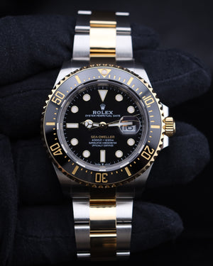 Rolex Sea-Dweller Black Dial Two Tone Gold 126603