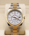 Rolex Sky-Dweller White Dial on Oyster Two Tone 326933 