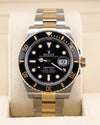 Rolex Submariner Date 41 Black Dial Two Tone On Oyster 126613LN 
