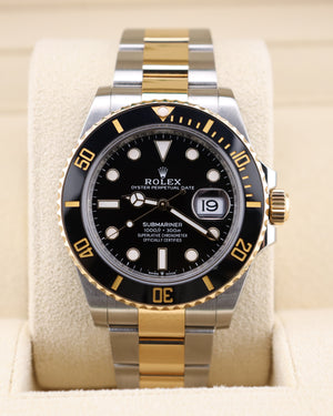 Rolex Submariner Date 41 Black Dial Two Tone On Oyster 126613LN 