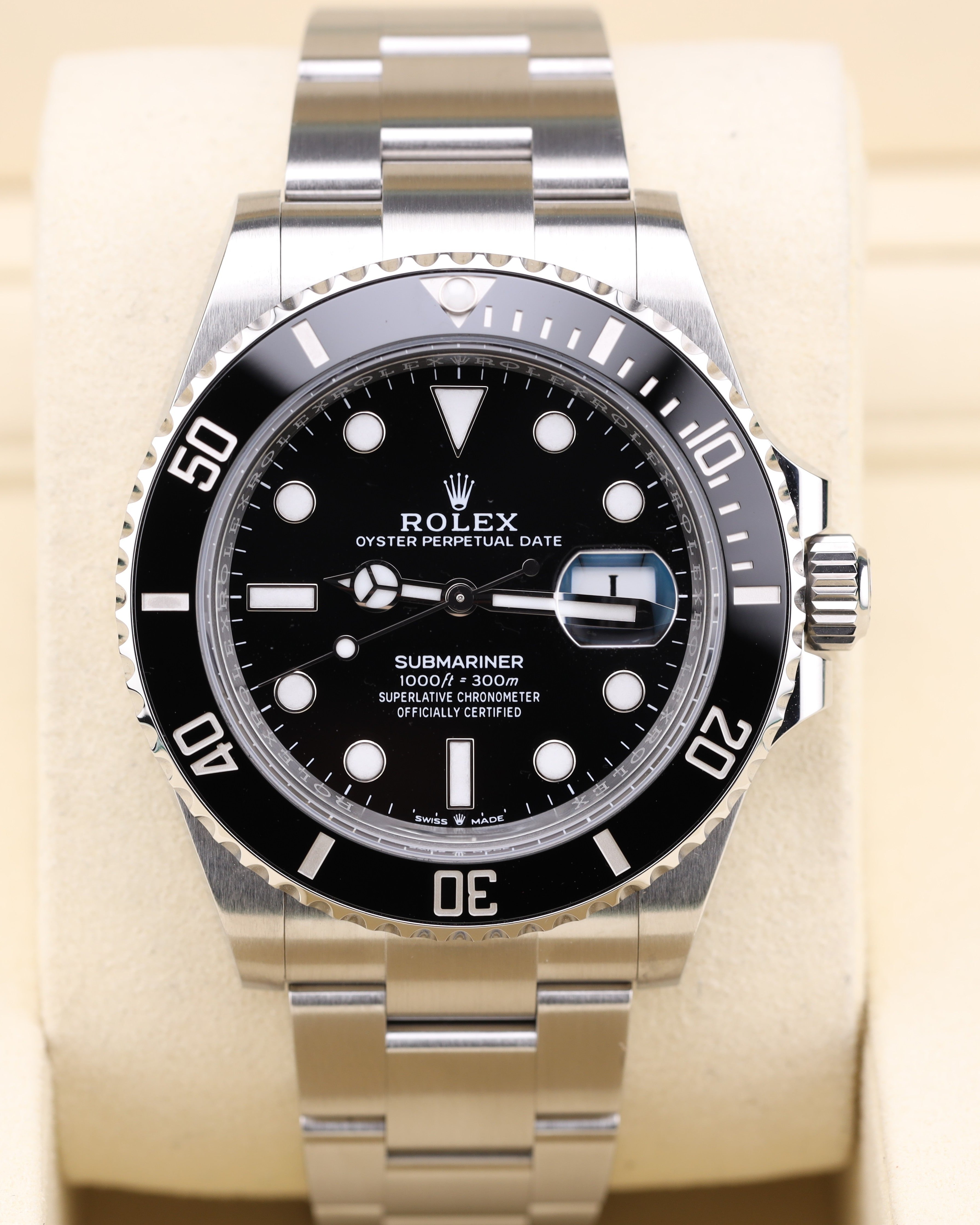 Rolex Submariner Date 41 Black Dial on Oyster 126610LN - 2025