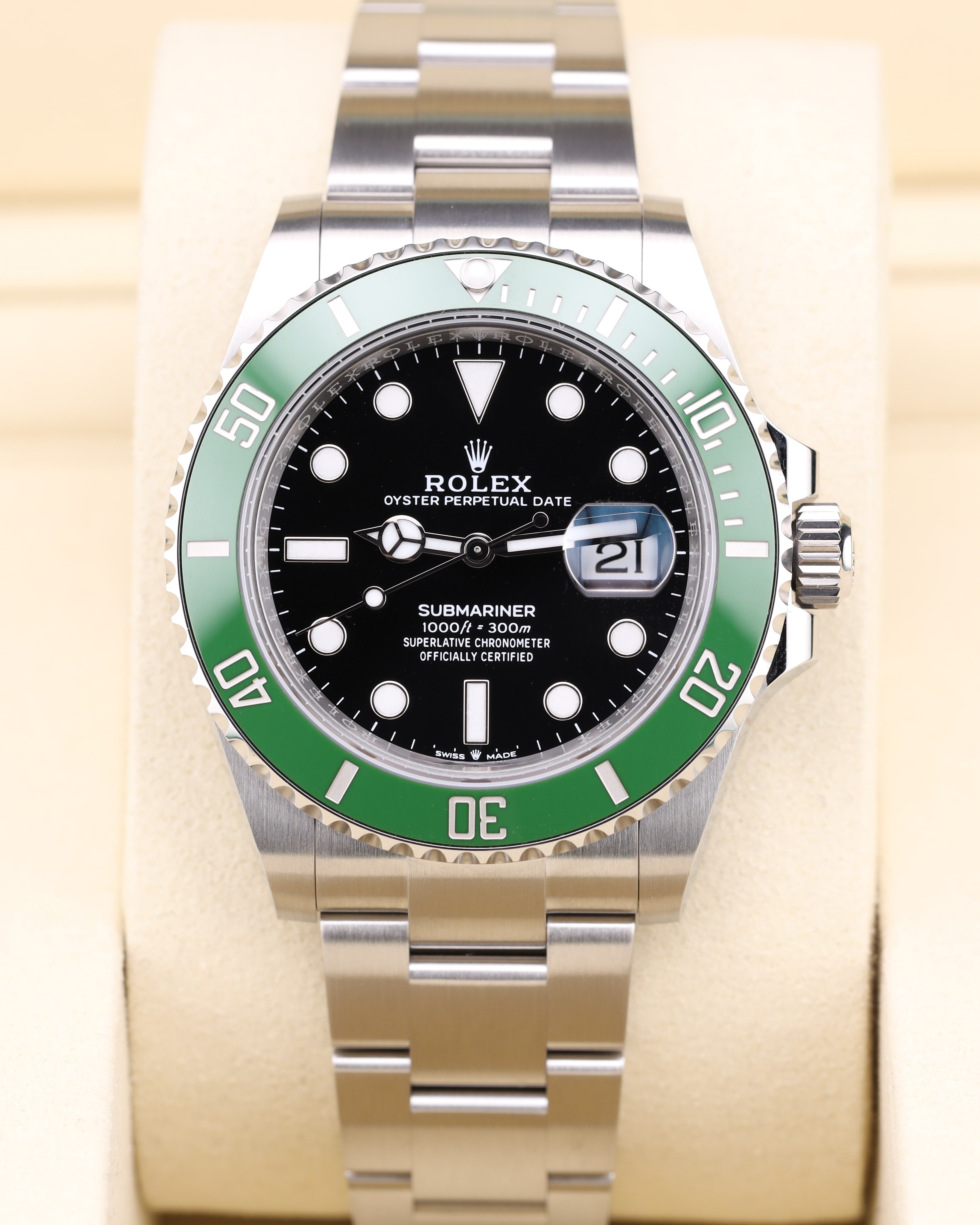 Rolex Submariner Date Starbucks Green Bezel 126610LV
