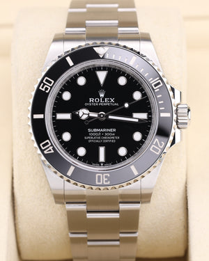 Rolex Submariner (No Date)
August 2026 NEW Submariner No Date Black Dial Oyster 124060 NEW August 2026 Full Set Fresh Date